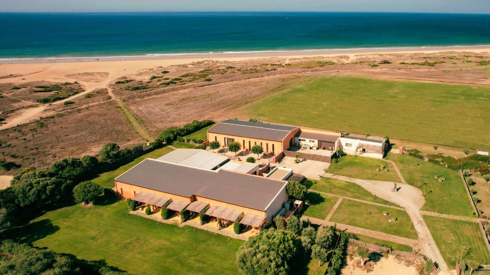 Vista aérea de Trafalgar Polo Club, Vejer de la Frontera