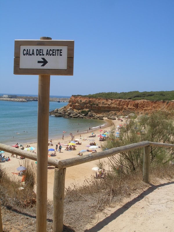 cala del aceite cádiz